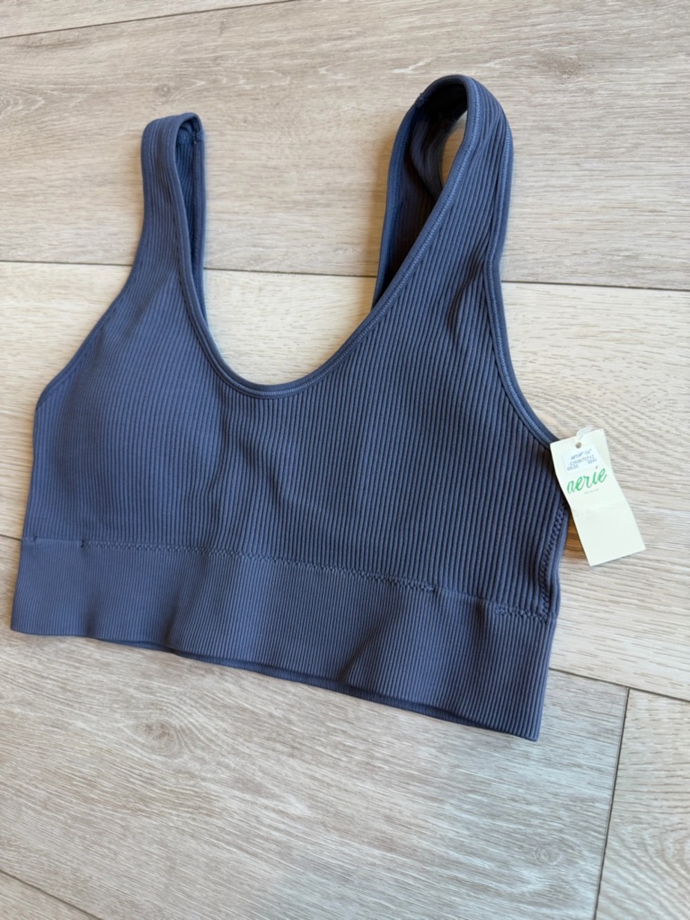 American Eagle Aerie women’s ribbed sports bra size large - Picture 2 of 4